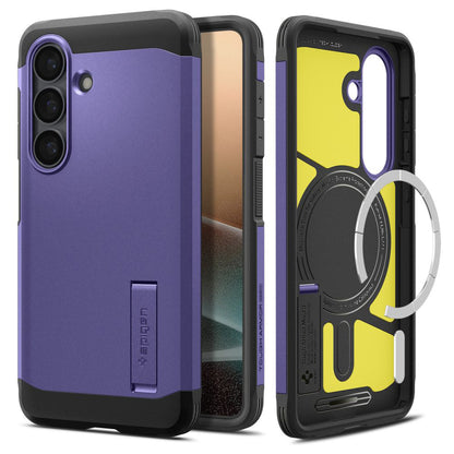 MagSafe Case for Samsung Galaxy S26 S942, Spigen, Tough Armor, Purple ACS11221