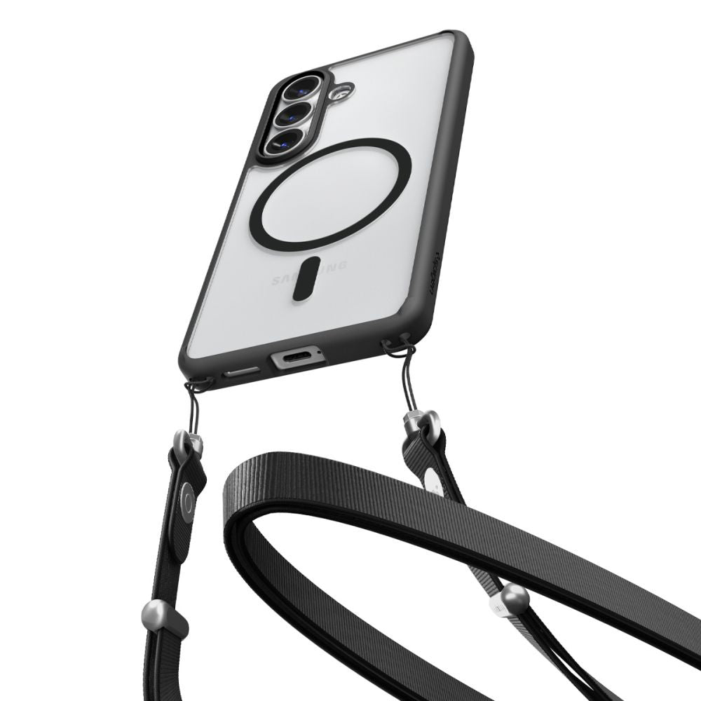 MagSafe-skal för Samsung Galaxy S26 S942, Spigen, Ultra Hybrid, Mattsvart ACS10735