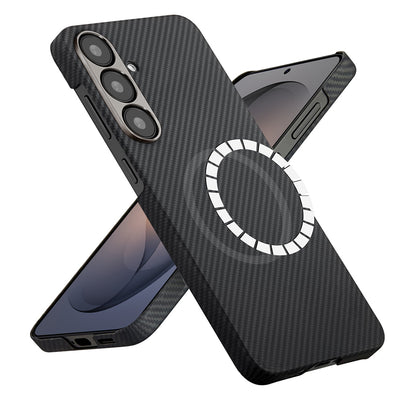 MagSafe-skal för Samsung Galaxy S26 S942, Techsuit, Aramidfiber, Svart