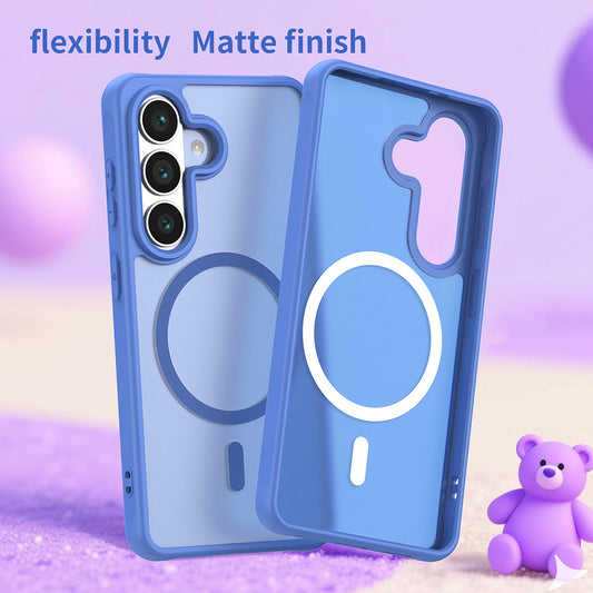 MagSafe-skal för Samsung Galaxy S26, Techsuit, HaloFrost II, Blå