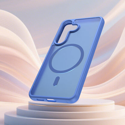 MagSafe Case for Samsung Galaxy S26 S942, Techsuit, HaloFrost II, Blue