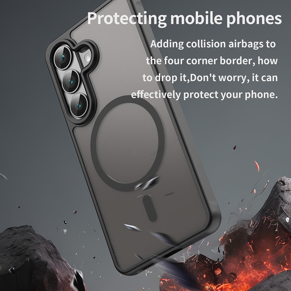 MagSafe-skal för Samsung Galaxy S26, Techsuit, HaloFrost II, Svart