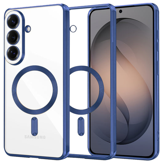 MagSafe-skal för Samsung Galaxy S26, Techsuit, Luxury Crystal, Mörkblå