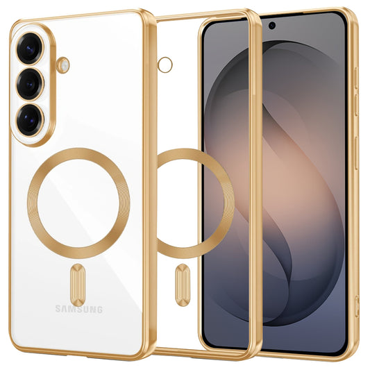 MagSafe-skal för Samsung Galaxy S26, Techsuit, Luxury Crystal, Guld