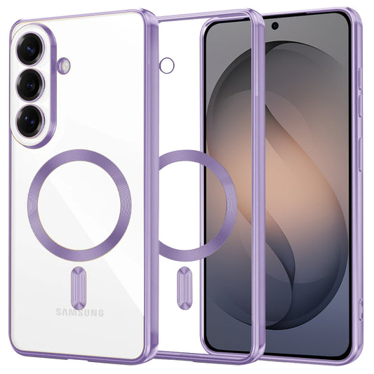 MagSafe-skal för Samsung Galaxy S26, Techsuit, Luxury Crystal, Ljuslila