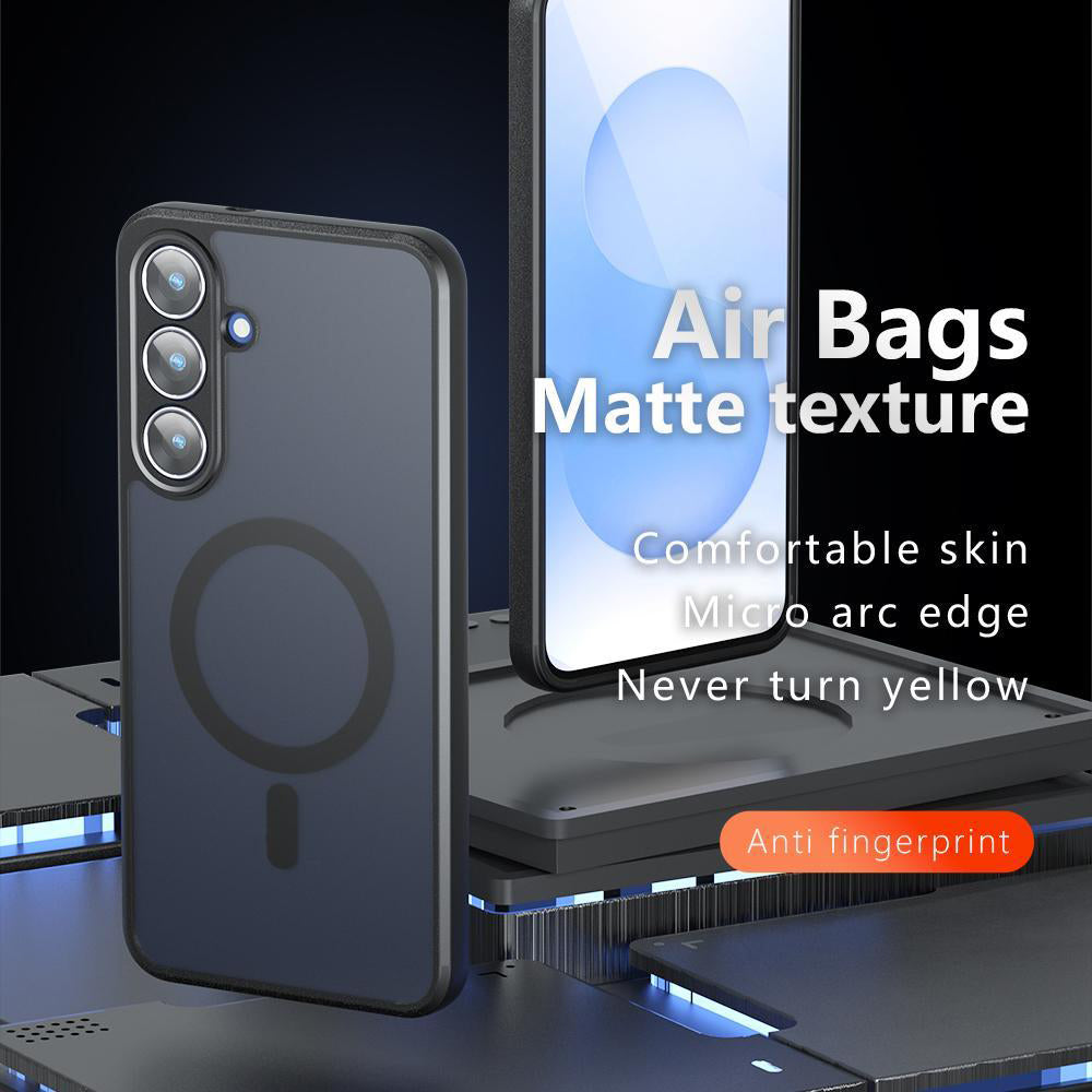 MagSafe Case for Samsung Galaxy S26 S942, Techsuit, PureFrost, Satin Black