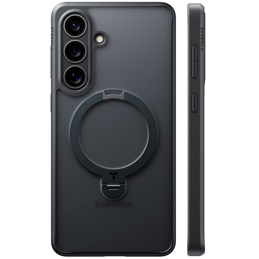 MagSafe-fodral för Samsung Galaxy S26, Torras, Ostand Spin, Svart
