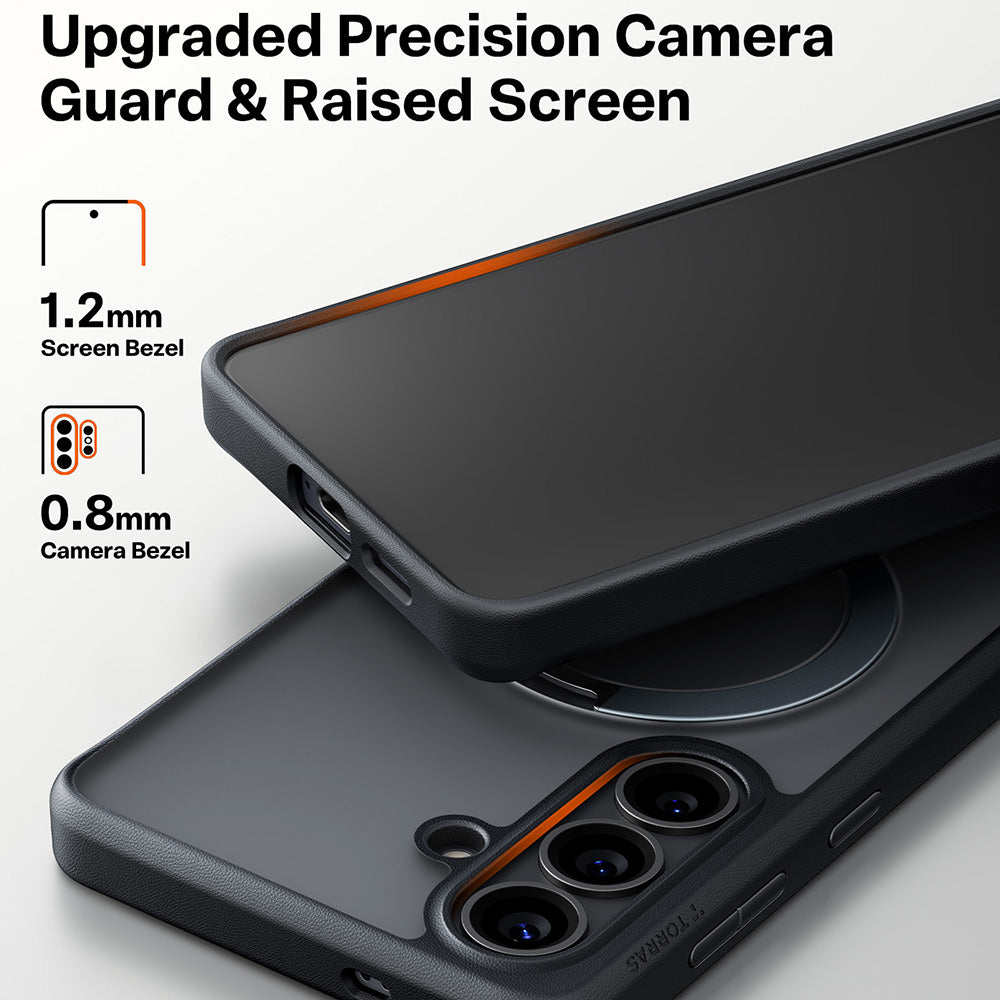 MagSafe-fodral för Samsung Galaxy S26, Torras, Ostand Spin, Svart