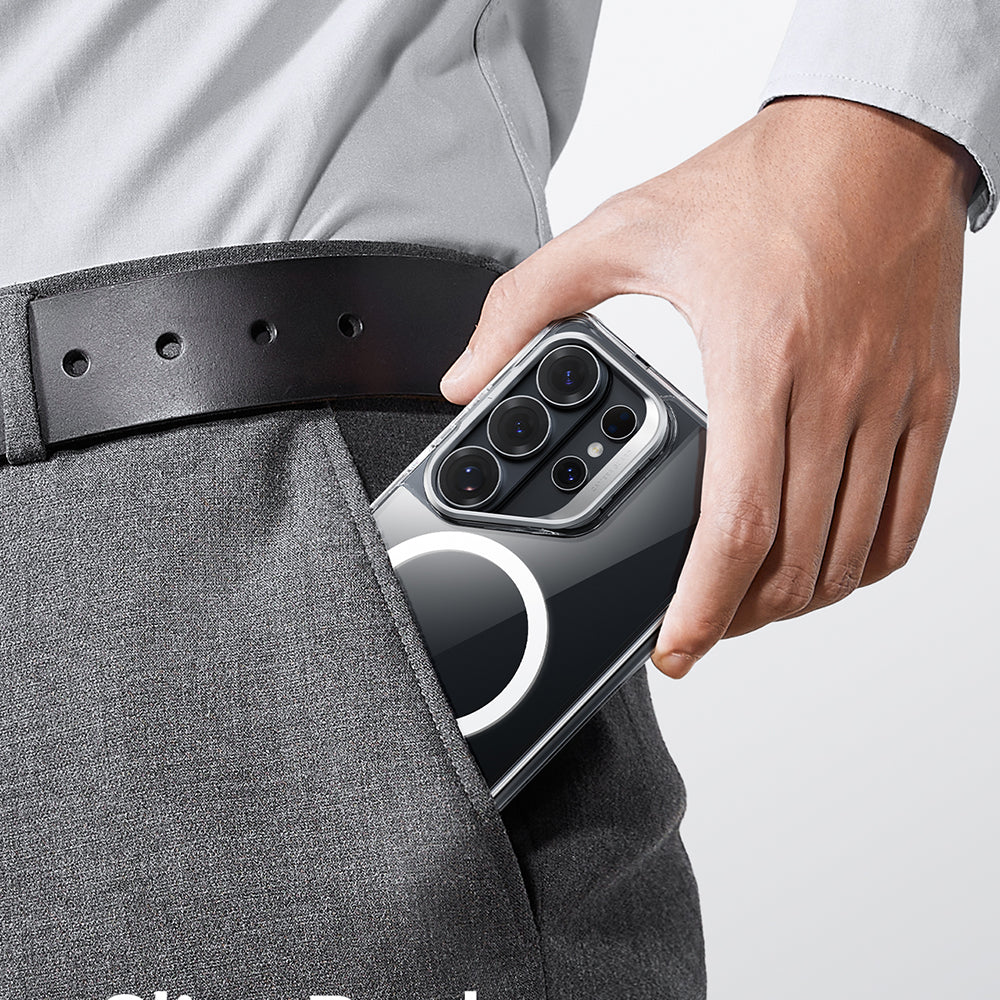 MagSafe-fodral för Samsung Galaxy S26 Ultra, ESR, Classic Hybrid Kickstand, Transparent