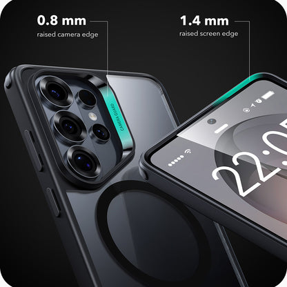 MagSafe Case for Samsung Galaxy S26 Ultra, ESR, Classic Hybrid, Black Transparent