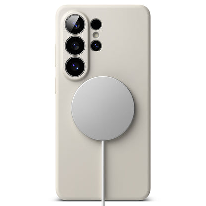 MagSafe-skal för Samsung Galaxy S26 Ultra S948, Ringke, Silikon, Kräm
