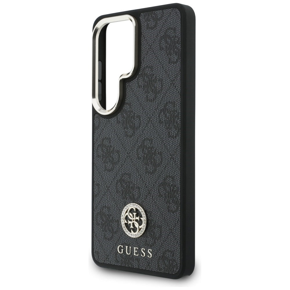 MagSafe-fodral för Samsung Galaxy S26 Ultra S948, GUESS, 4G Big Rhinestone Triangle Strap, Svart