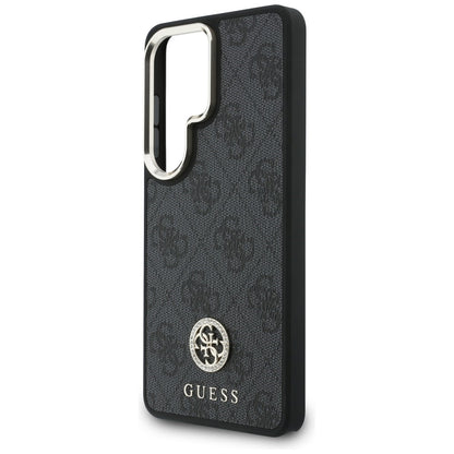 MagSafe-fodral för Samsung Galaxy S26 Ultra S948, GUESS, 4G Big Rhinestone Triangle Strap, Svart