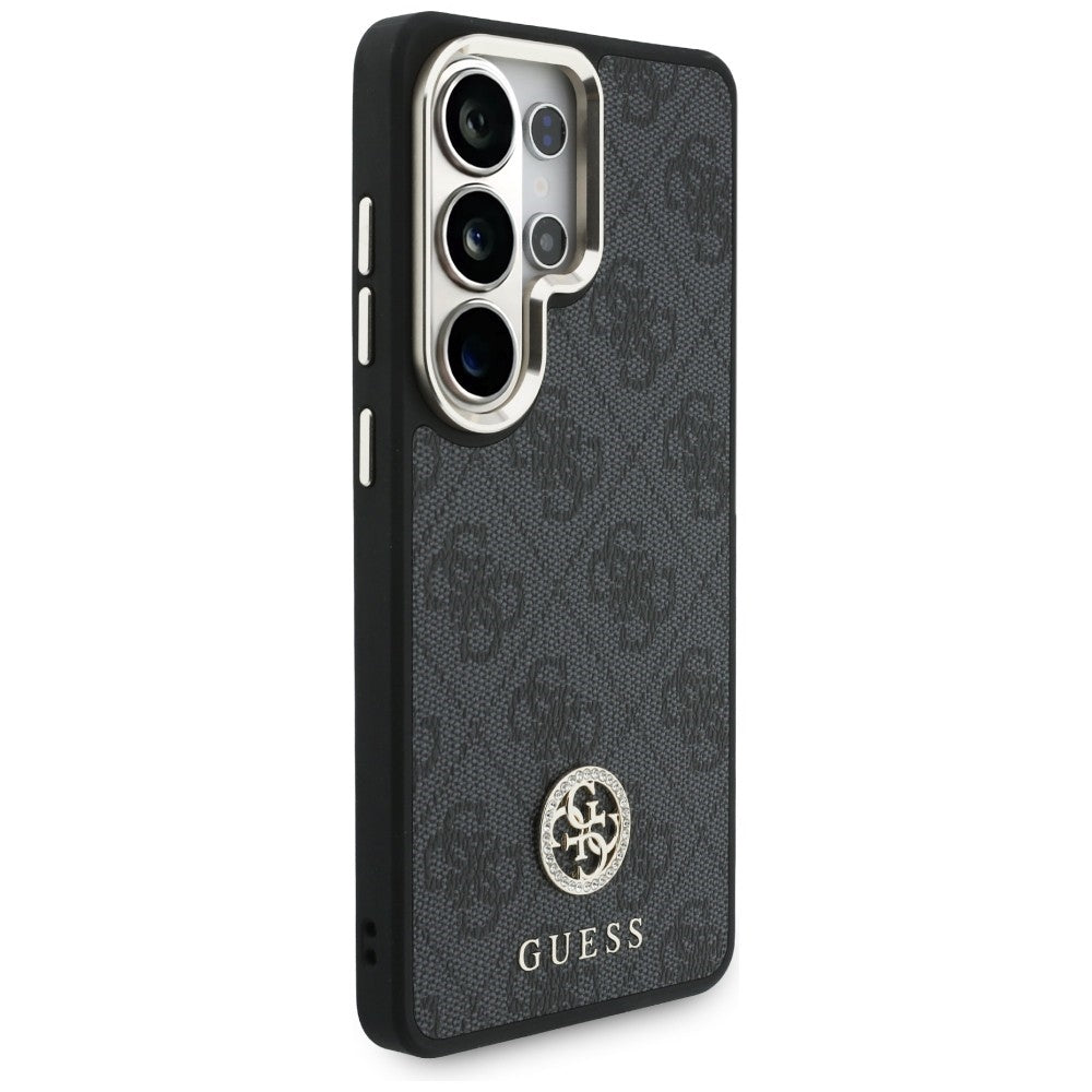 MagSafe-fodral för Samsung Galaxy S26 Ultra S948, GUESS, 4G Big Rhinestone Triangle Strap, Svart