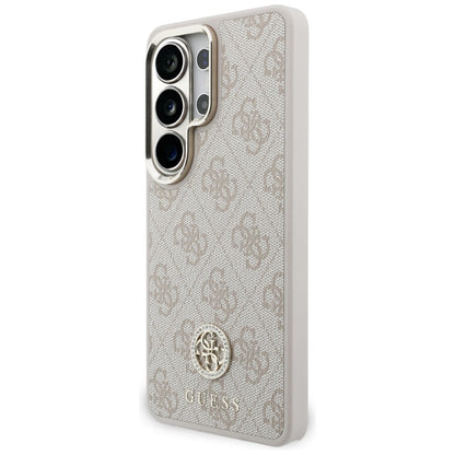 MagSafe-fodral för Samsung Galaxy S26 Ultra S948, GUESS, 4G Big Rhinestone Triangle Strap, Rosa
