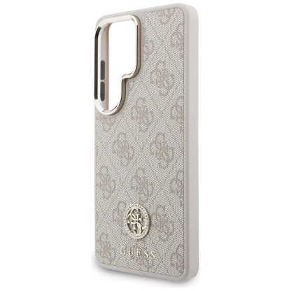 MagSafe-fodral för Samsung Galaxy S26 Ultra S948, GUESS, 4G Big Rhinestone Triangle Strap, Rosa