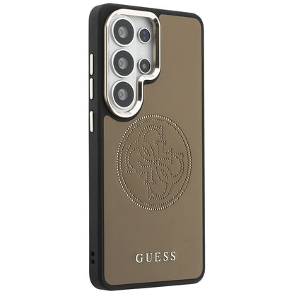 MagSafe-fodral för Samsung Galaxy S26 Ultra S948, Guess, Perforated Logo, Brun