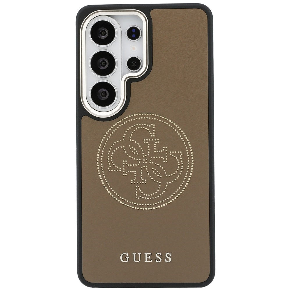 MagSafe-fodral för Samsung Galaxy S26 Ultra S948, Guess, Perforated Logo, Brun
