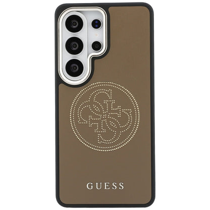 MagSafe-fodral för Samsung Galaxy S26 Ultra S948, Guess, Perforated Logo, Brun