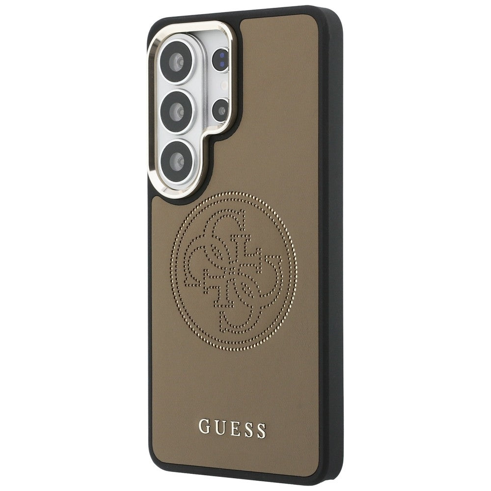 MagSafe-fodral för Samsung Galaxy S26 Ultra S948, Guess, Perforated Logo, Brun