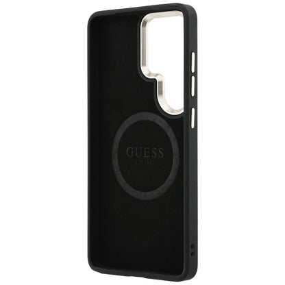 MagSafe-fodral för Samsung Galaxy S26 Ultra S948, Guess, Perforated Logo, Brun