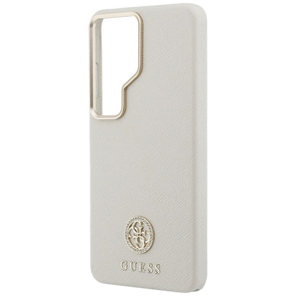 MagSafe-fodral för Samsung Galaxy S26 Ultra S948, Guess, Rhinestone Round Logo, Beige
