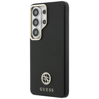 MagSafe-skal för Samsung Galaxy S26 Ultra S948, Guess, Rhinestone Round Logo, Svart