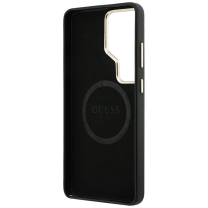 MagSafe-skal för Samsung Galaxy S26 Ultra S948, Guess, Rhinestone Round Logo, Svart