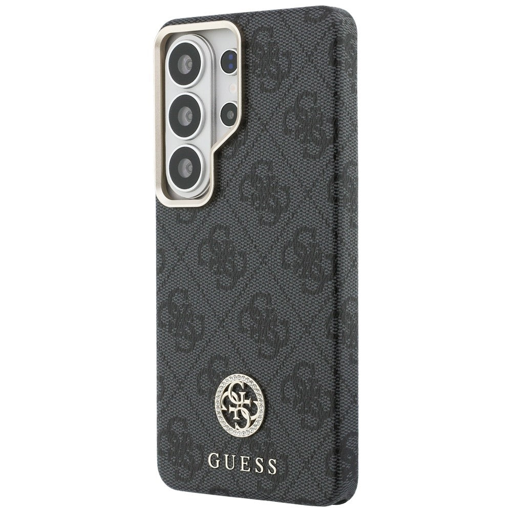 MagSafe-fodral för Samsung Galaxy S26 Ultra S948, Guess, Strass Round Logo, Svart