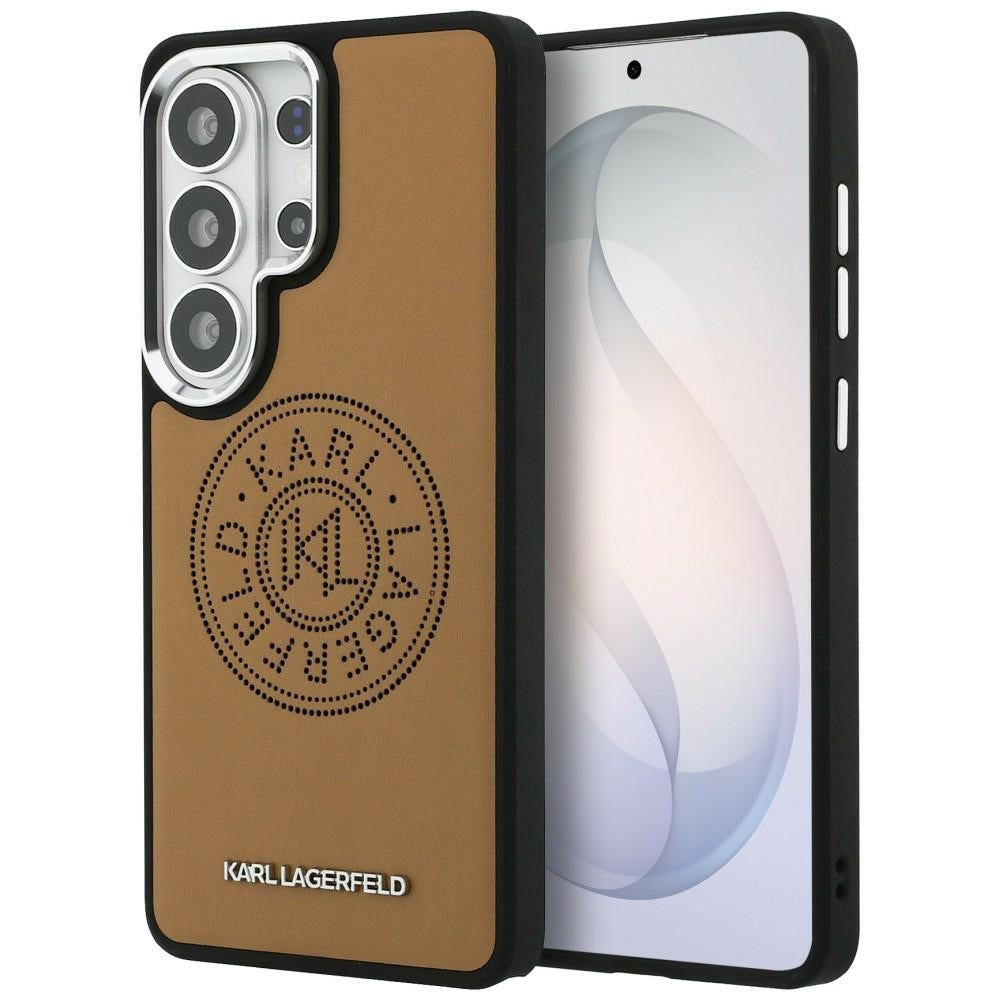 MagSafe-skal för Samsung Galaxy S26 Ultra S948, Karl Lagerfeld, Karl Round Point Logo, Brun