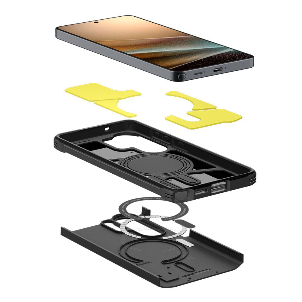 MagSafe-skal för Samsung Galaxy S26 Ultra S948, Spigen, Tough Armor, Svart ACS10684