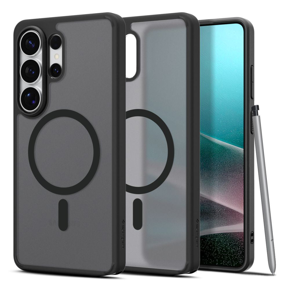 MagSafe-skal för Samsung Galaxy S26 Ultra S948, Spigen, Ultra Hybrid, Satinsvart ACS10681