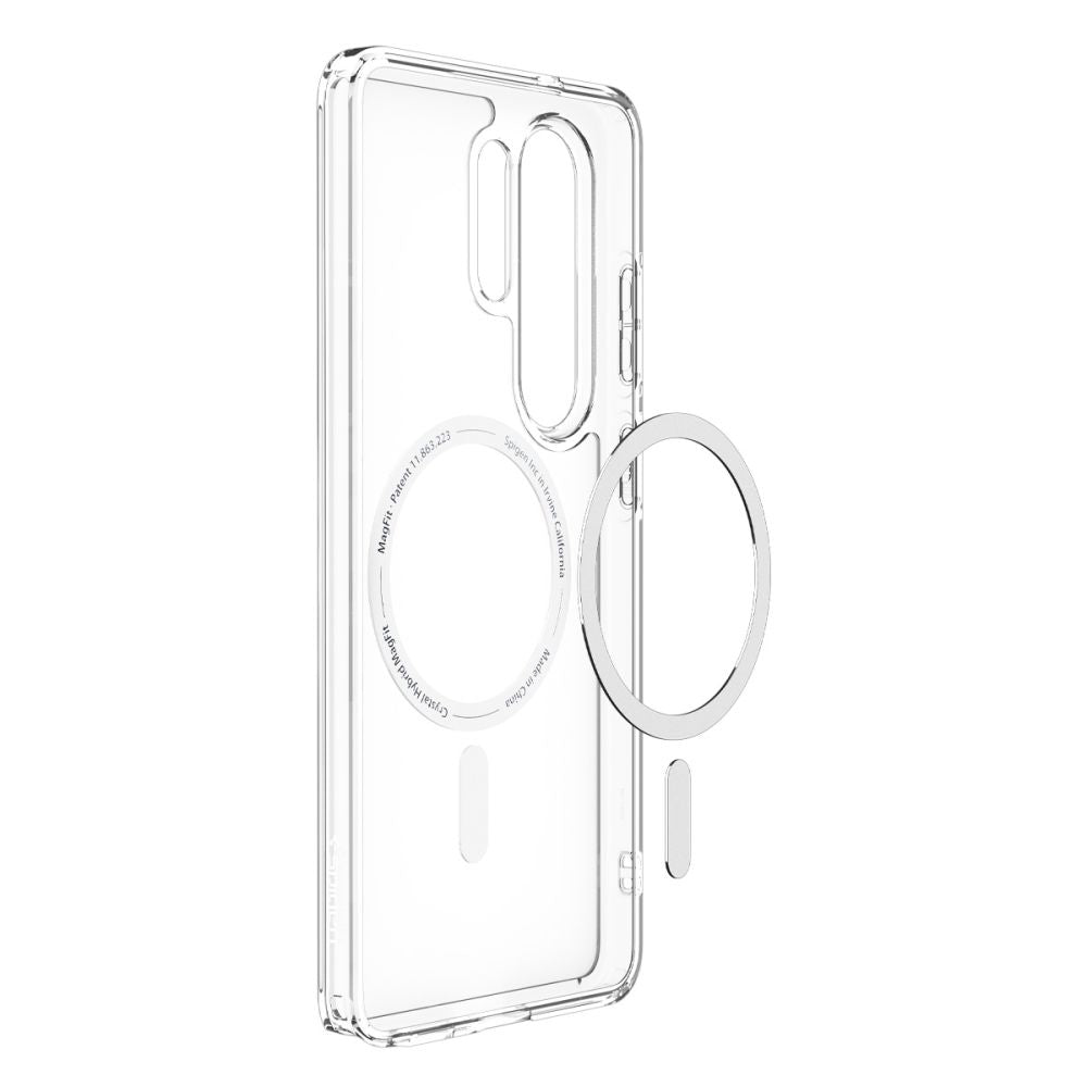 MagSafe-skal för Samsung Galaxy S26 Ultra S948, Spigen, Ultra Hybrid, Transparent Vit ACS10679
