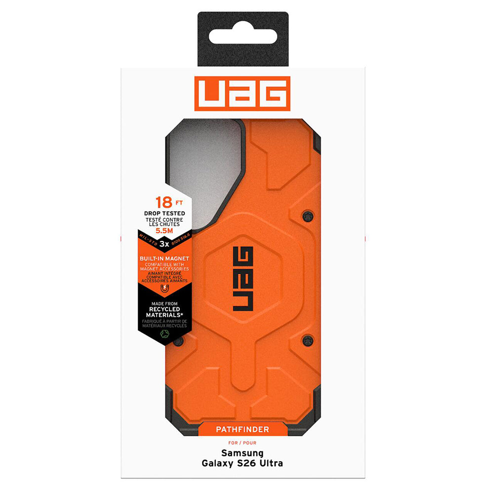 MagSafe-fodral för Samsung Galaxy S26 Ultra S948, Urban Armor Gear, Pathfinder, Orange
