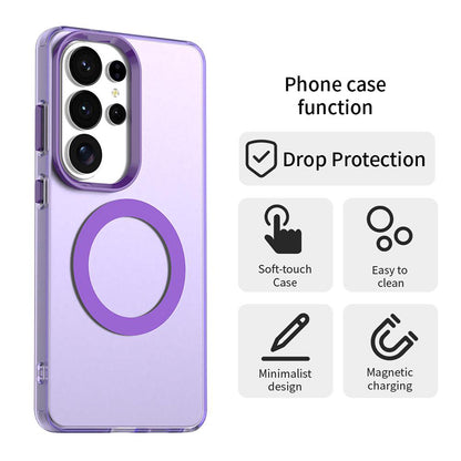 MagSafe Case for Samsung Galaxy S26 Ultra S948, Techsuit, CandyCase, Purple