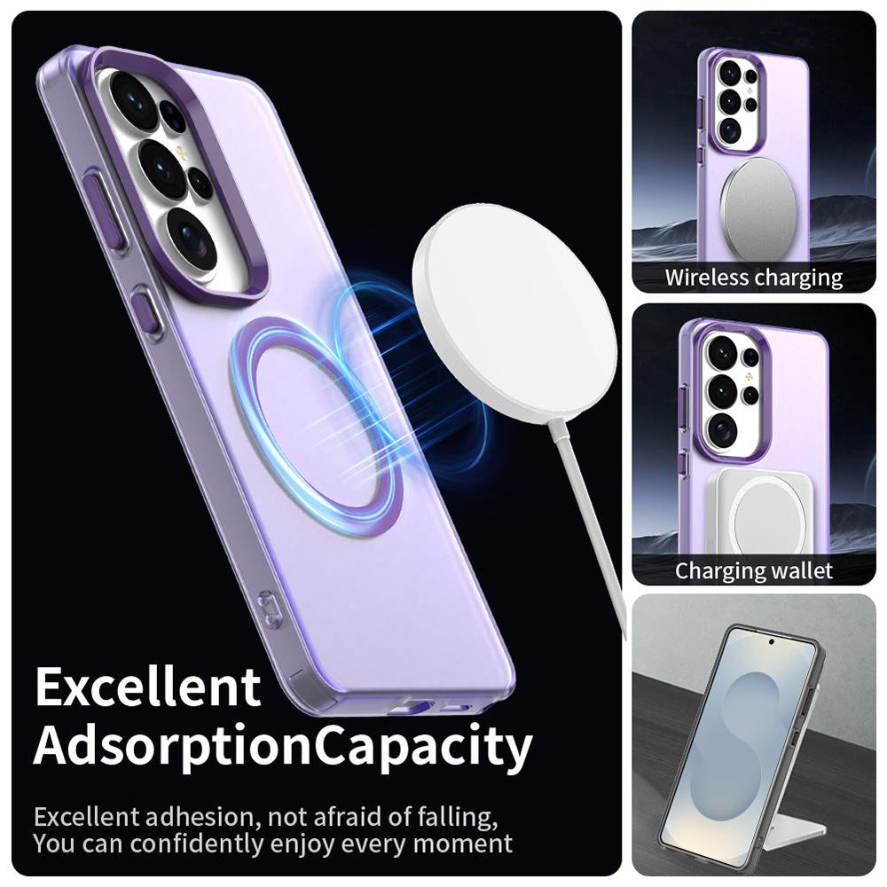 MagSafe Case for Samsung Galaxy S26 Ultra S948, Techsuit, CandyCase, Purple