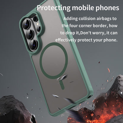 MagSafe-skal för Samsung Galaxy S26 Ultra, Techsuit, HaloFrost II, Grön