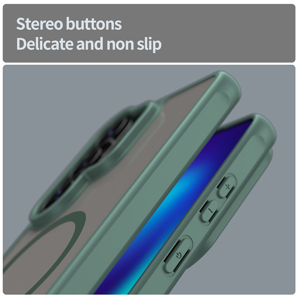 MagSafe-skal för Samsung Galaxy S26 Ultra, Techsuit, HaloFrost II, Grön