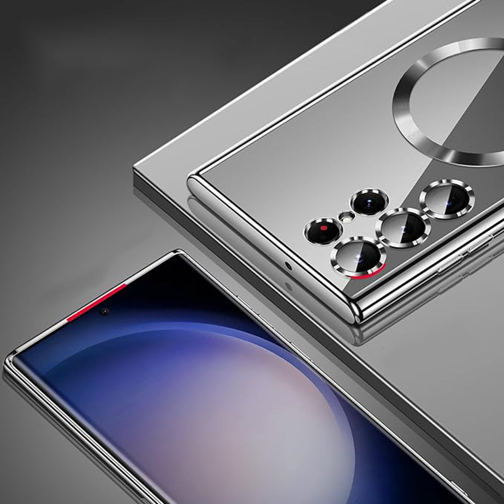 MagSafe-skal för Samsung Galaxy S26 Ultra, Techsuit, Luxury Crystal, Mörkblå