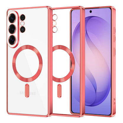 MagSafe-skal för Samsung Galaxy S26 Ultra, Techsuit, Luxury Crystal, Rosa