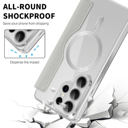 MagSafe-fodral för Samsung Galaxy S26 Ultra, Techsuit, SmartMag Book, Grå