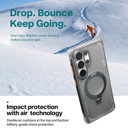 MagSafe-skal för Samsung Galaxy S26 Ultra, Torras, Ostand Spin Air, Grå