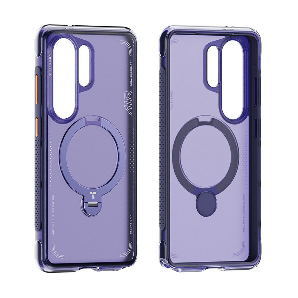 MagSafe Case for Samsung Galaxy S26 Ultra, Torras, Ostand Spin Air, Purple