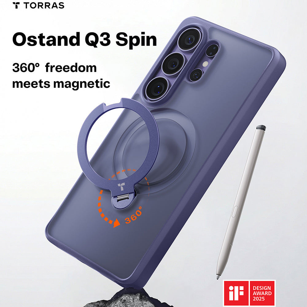 MagSafe-fodral för Samsung Galaxy S26 Ultra, Torras, Ostand Spin, Mov