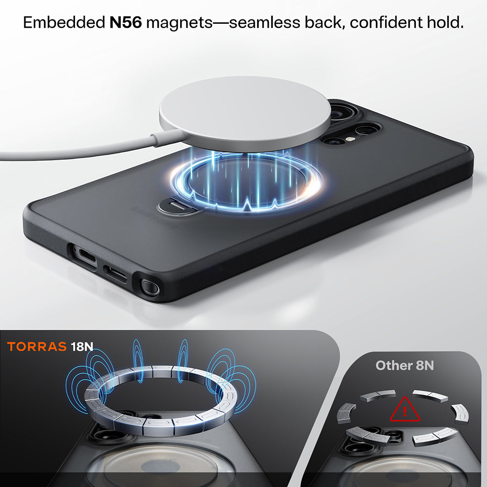 MagSafe-fodral för Samsung Galaxy S26 Ultra, Torras, Ostand Spin, Mov