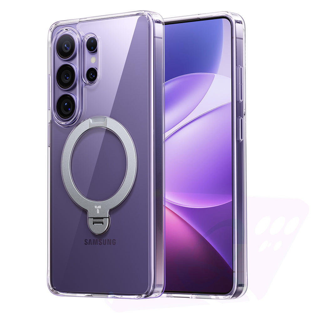 MagSafe-skal för Samsung Galaxy S26 Ultra, Torras, Ostand Spin, Transparent