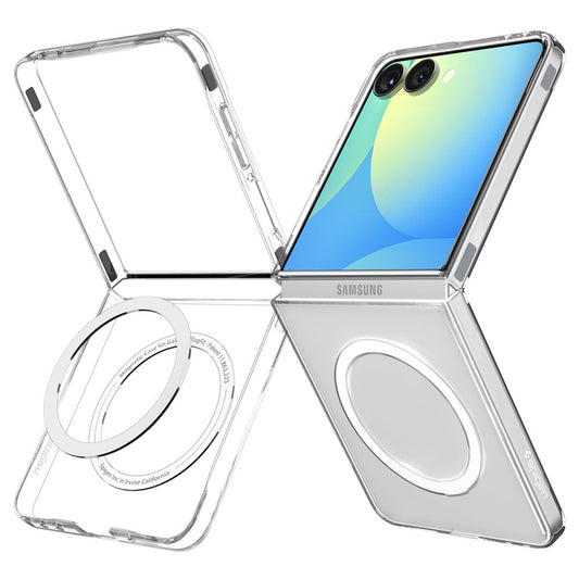 MagSafe-fodral för Samsung Galaxy Z Flip7 F766, Spigen, Air Skin, Transparent ACS09556