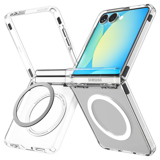 MagSafe-skal för Samsung Galaxy Z Flip7 F766, Spigen, Ultra Hybrid Pro, Transparent ACS09559