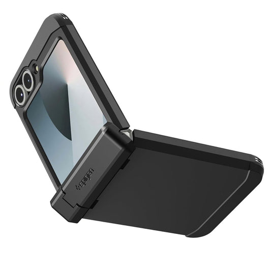 MagSafe-fodral för Samsung Galaxy Z Flip7 FE F761 / Z Flip6 F741, Spigen, Tough Armor Pro, Svart ACS09807