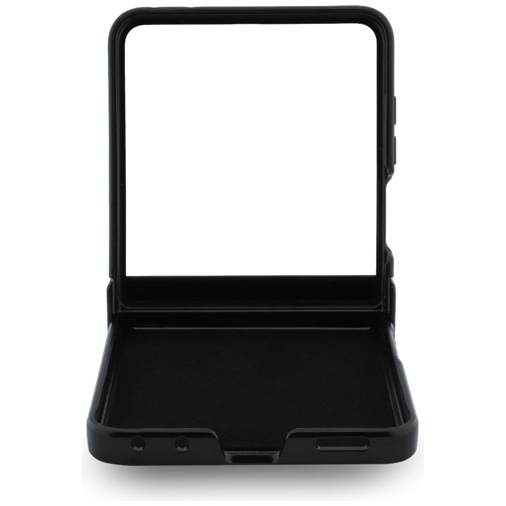 MagSafe-fodral för Samsung Galaxy Z Flip8 F776, Guess, Ring Stand Grained Classic Logo, Beige